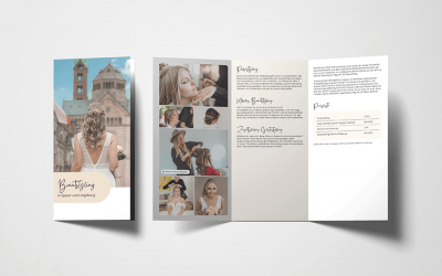 Flyer für Messeauftritte