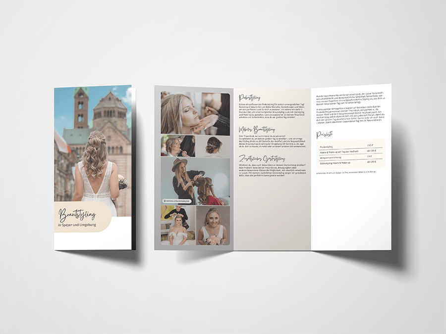 referenz-flyer-orlow-bridalstylist Mockup von Flyer für Brautstylistin
