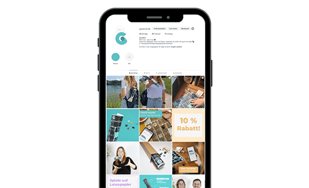 referenz-social-media-management-gameroll Bild von einem Social Media Profil