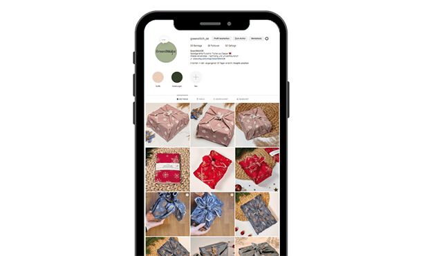 referenz-social-media-management-greenstitch Bild von einem Social Media Profil